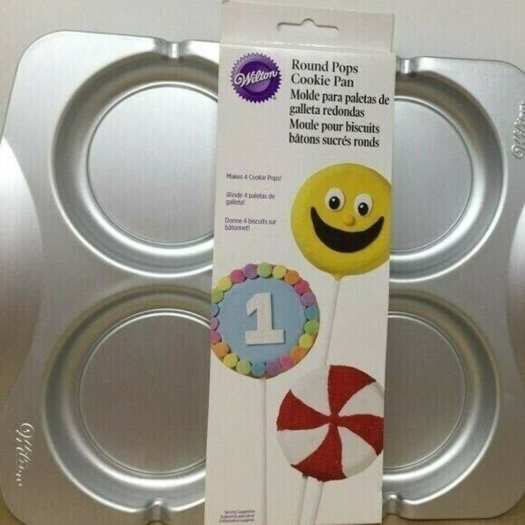 Wilton Round Pops Cookie Pan Mold New #2105-0536 Birthday Summer Fun - Picture 5 of 8